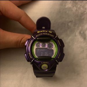 Baby G purple watch